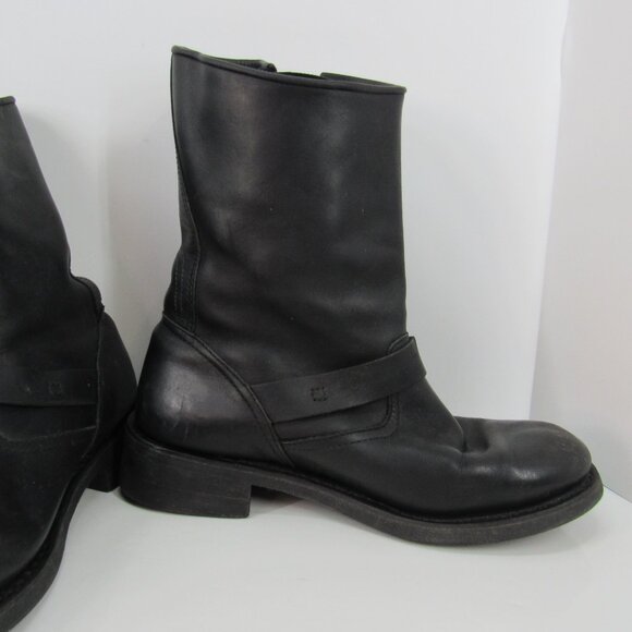 Harley-Davidson USA Stock No D93309 Men\'s Black Pull-On Boots Size 10 M